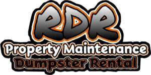 rdr property maintenance and dumpster rental logo